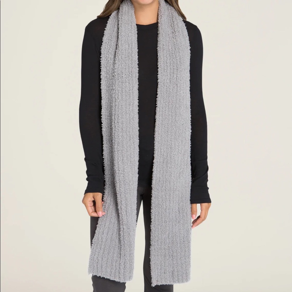 Barefoot Dreams CozyChic Gray Scarf
